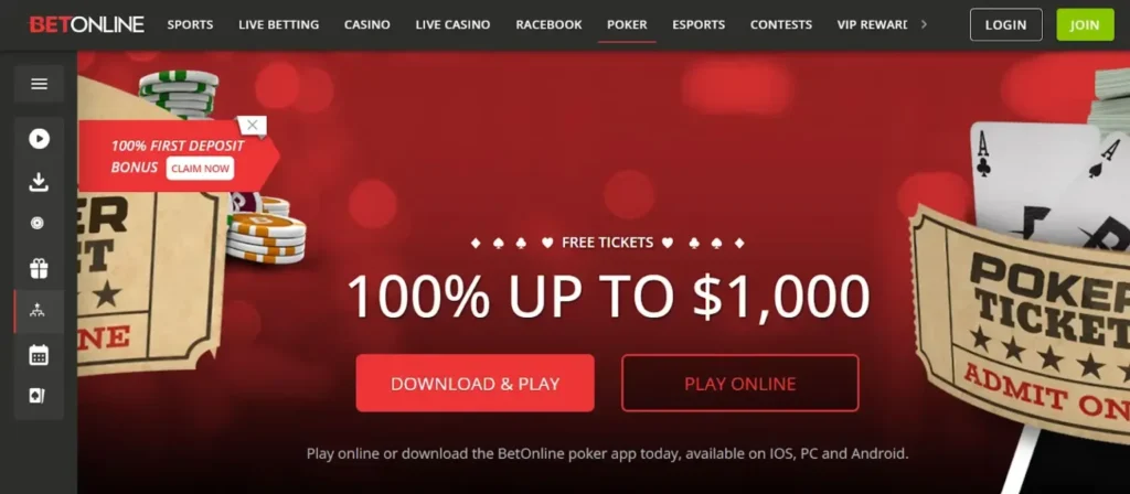 BetOnline Casino 3 betonline casino poker page
